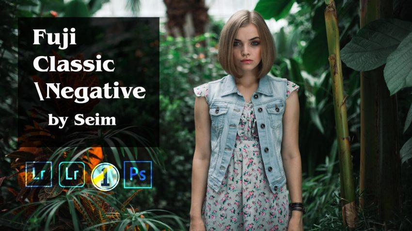Classic negative preset and LUT for Lightroom and Capture one
